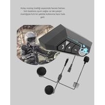 Bt22 Kask Bluetooth Kulaklık 5.0 Gürültü Engelleyici Ve Eller Serbest Kullanım - Lisinya