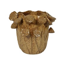 Vitale Nature Seramik Lotus Vazo 31x31x27.5 Cm Ak.kw0007 Renkli