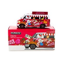Tarmac Works Dodge Van Hello Kitty Food Kırmızı 1/64 Model Araba
