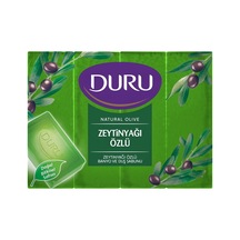 Duru Natural Sabun 4x160g Zeytinyağlı - %100 Bitkisel Bazlı Doğal Temizlik 3'li Ekonomik Paket Tarı