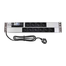 Amp Connect 19" 2u 10'lu Fransız Ups Sigortalı Kabinet Grup Prizi Pdu -16a