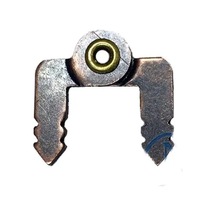 Çakmalı Gömme Menteşe - 17mm, Bakır, 100 Adet Renk