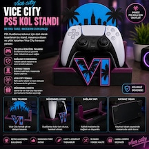 Vice City Temalı Ps5 Kol Standı