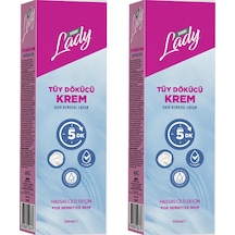Derby Lady Tüy Dökücü Krem Hassas Ciltler İçin 100 Ml X 2 Adet