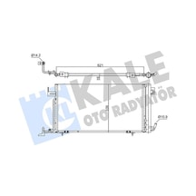 Kale Klıma Radyatoru Kondenser Peugeot 306 - Cıtroen Xsara 1.8d 1.9d 1.4/2.0hdı 97- Kurutucu Ile Brazıng Klr-350660