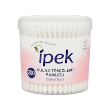 Kulak Çubuğu Pamuğu %100 Hidrofil Pamuk Güvenli Ve Hijyenik Kullanım Esnek Çubuk Yapısı