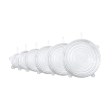 Silicolife 6 Adet Streç Kapak Gıda Koruyucu Sl-063 Çok Renkli