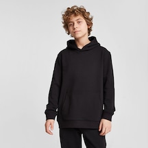 Lescon Siyah Çocuk Kapüşonlu Sweatshirt 25s-3265-25n