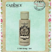 Style Matt Enamel Cam & Porselen Boyası 59 Ml. E-364 Gri Diğer
