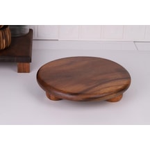 Atby Akasya Top Ayaklı 25cm Sunumluk S/16 Ahşap