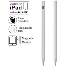 Didadodo İpad Uyumlu 2018-2021 Manyetik Kalem - Hassas Basınç Duyarlı, Yanlış Dokunma Önleyici