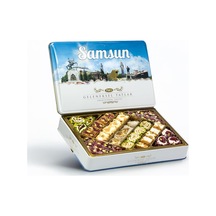 Geleneksel Tatlar Metal Kutu 540 Gr Samsun Turkish Delight