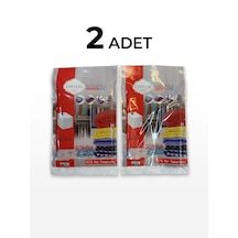 2 Adet 50x70 Cm Vakumlu Poşet - %75 Yer Tasarruflu Kıyafet Ve Tekstil Vakumlu Hurç Seti
