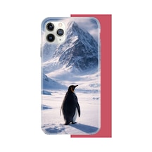 Apple iPhone 11 Pro Max Uyumlu Nihilist Penguen2 Uv Baskılı Silikon Kılıf Renkli