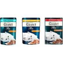 Purina Gourmet Perle Izgara Karışık Çeşitli Pouch Yetişkin Kedi Yaş Maması 24 x 85 G