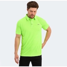 Slazenger SLOAN Erkek Polo Yaka Neon Yeşil Tişört