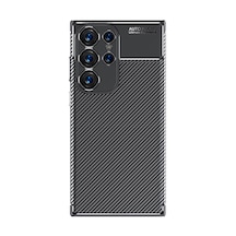 Zore Galaxy S24 Ultra Uyumlu Nvth Negro Silikon Kılıf-siyah