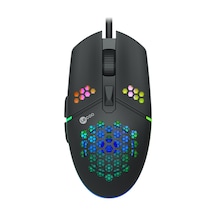 Lecoo MS105 Kablolu 3200DPI 6 Tuşlu RGB Gaming Optik Mouse Siyah