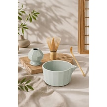 4lü Matcha Set Kase Kaşık Whisk Tutucu Bambu Whisk Çırpıcı Ve Bambu Kaşık Mt248 çok renkli
