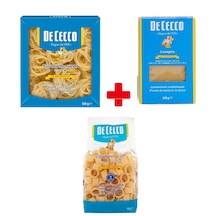 De Cecco 3'lü Paket - Tagliatelle - Lazanya - Calamarata