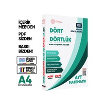 2027 YKS-ayt Mebi-ogm Dört Dörtlük Matematik Pekiştirme Testi A4 Renkli Soru Bankası Baskı Ücreti