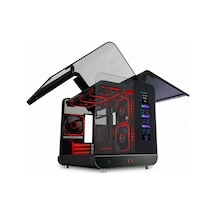 Quadro Qx100 Eagle Usb 3.2 Rgb Atx Mid Tower Siyah Kasa