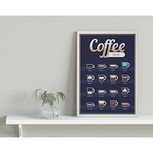 Bk Home Coffee Tasarımlı Kanvas Tablo 30X50Cm-24 (512116136)