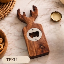 Magnetli Geyik Açacak - Tekli Kahverengi
