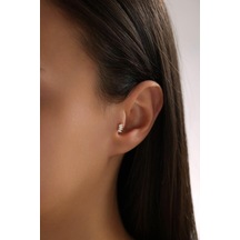 Tufanlar Kuyumculuk Altın Dört Taşlı Piercing Altın