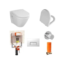 Vitra S50 Asma Klozet 48 Cm+kapak+vitra Gömme Rezervuar Set Diğer