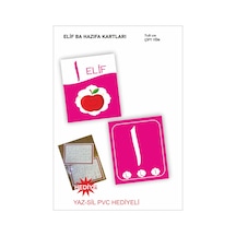 Elif Ba Hafıza Kartları 29 Adet 7x8 CM Çift Taraflı Eğitici Kart