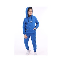 Toontoy Kids Toontoy Erkek Çocuk Baskılı Eşofman Takım Saks Mavisi