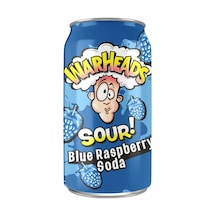 Warheads Sour Blue Raspberry Soda - Ekşi Yaban Mersini Ve Ahududu Aromalı Gazlı İçecek 330ml