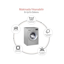 Sevimli Tasarımlı Mikrofiber Banyo Paspası, Kaymaz Taban, Makinede Yıkanabilir 50x80 Diğer