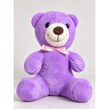 Mor Ayıcık 20 Cm Kişiye Özel Peluş Oyuncak İsimli Ve Özel Tasarım