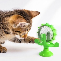 By Nevser Vantuzlu Zilli İnteraktif Dönebilen Mama Kaplı Renkli Eğlenceli Eğitici Kedi Oyuncağı