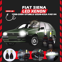 Fiat Tipo Uzun - Kısa Faruyumlu Şimşek Etkili Led Xenon Light Series H4