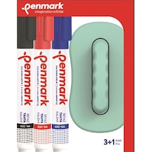 Penmark Tahta Kalemi 3 Lü Set+silgi Hs-305-tk3s Çok Renkli