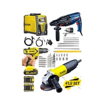 Dragro Alman Drg-hn5 S 4lü Eko Usta Set Invertör Kaynak Kırıcı...