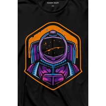 Solana Sol Astronot Cyrpto Coin Logo Uzun Kollu Tişört Baskılı T-shirt 001