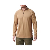 5.11 Stratos 1/4 Kısa Fermuar Sweat | Coyote Krem