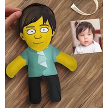 BK Gift Kişiye Özel Simpsons Figürlü Bebek Yastık - Model 3