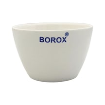 Borox Low Form Crucible Porselen Kroze Kısa Form 90 ML