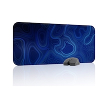 Topography Kaymaz Dikişli Kauçuk Oyuncu Mousepad V1 - 70x30 Xl Gaming Mouse Pad Fare Altlığı
