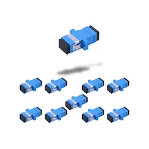 10 Adet Sc-sc Sm Sx Fiber Optik Adaptör