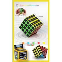 4x4 Fiber Karbon Qy Speed Zeka Küpü Akıl Küpü Rübik Küp