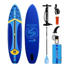 Plans Mavi Stand Up Paddle Board 335x84x15 Cm Ölçülerinde Şişme Sörf Tahtası Full Set