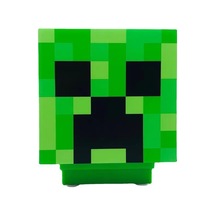 Minecraft Creeper Taşınabilir Şarjlı Pilli Müzikli Gece Lambası Yeşil