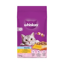 Whiskas Tavuklu Kısır Kedi Maması 1.4 Kg 3'li Avantaj Paketi Mıchu