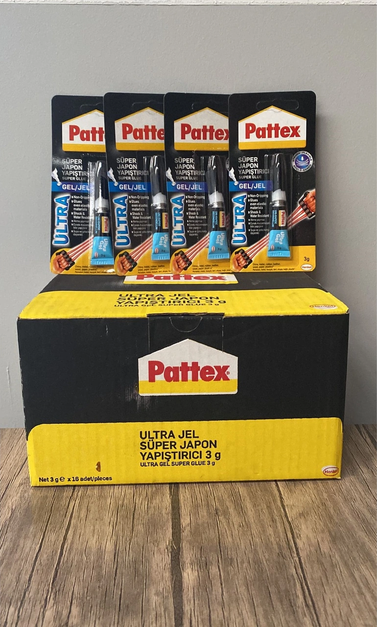 8'li Paket Yarım Koli Ultra Gel Süper Japon Yapıştırıcı 3 Gr